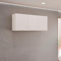 Imagem de Armário Aéreo de Cozinha 3 Portas Bella Branco