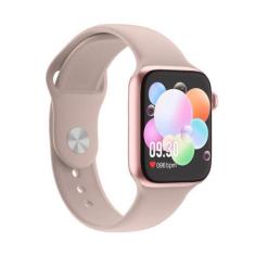 Imagem de Relógio Inteligente Smartwatch Rosa G500 Siri Bluetooth Gps Academia E