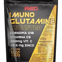 Imagem de Suplemento Imuno Glutamina Monster Refil Red Series 150g
