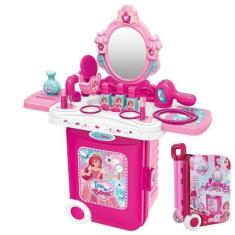 Imagem de Maleta Dia Da Beleza Maquiagem Brinquedo Infantil Luz E Som - Dm Toys