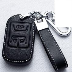 Imagem de Capa para porta-chaves do carro, capa de couro inteligente, adequado para Chery Tiggo 8 7 5X 2019 2020, porta-chaves do carro ABS inteligente para chaves de carro