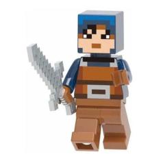 Imagem de Boneco Minifigure Blocos De Montar Hex Minecraft