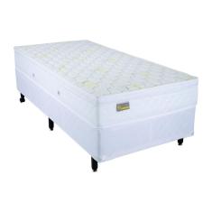 Imagem de Cama Box Com Colchão Solteiro Mola Mega Colchões Nanno Euro - 078X188
