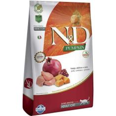 Imagem de Ração Farmina N&D Pumpkin Frango, Abóbora e Romã para Gatos Adultos - 1,5 Kg