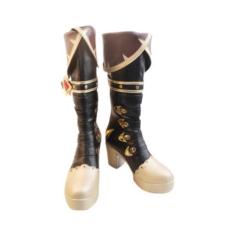 Imagem de COSGOGO Diluc Sapatos de Cosplay para Game Genshin Impact Cos Botas Longas Salto Alto Dia das Bruxas Tênis Masculino, Tamanho feminino, 38