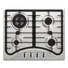 Imagem de Cooktop A Gas 4 Bocas Inox Semiprofissional 58x51cm - Oster