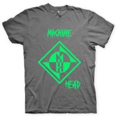 Imagem de Camiseta Machine Head Chumbo e Verde em Silk 100% Algodão