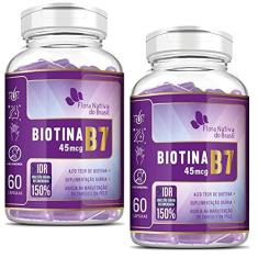 Imagem de Kit 2x Biotina (vitamina B7) 60 cápsulas - Flora Nativa