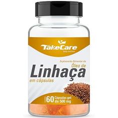 Imagem de ÓLEO DE LINHAÇA DOURADA 500MG 60 CÁPSULAS - TAKE CARE
