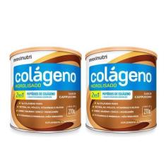 Imagem de Kit 2 Colágeno Hidrolisado Lata 250G Cappuccino Maxinutri