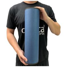 Imagem de Rolo Massagem Liberação Miofascial 45cm DF1069 Azul Marinho Dafoca Spo