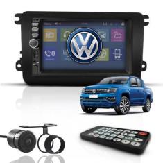 Imagem de Kit Central Multimídia Mp5 2 Din Espelha Dvd Câm Amarok G7 - First Opt
