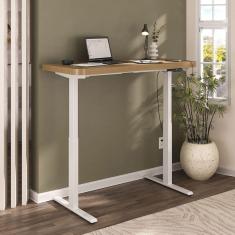Imagem de Mesa Escrivaninha Home Office Premium com Regulagem de Altura Olmo - Artany Móveis