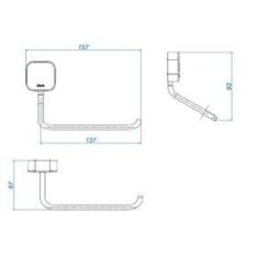 Imagem de Papeleira Pix Cromada 2020.C02 - Deca