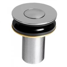 Imagem de Kit Cuba ML44 C/Torneira Link 1062 Metal  Válvula Click 1 Pol. 2.6 cm Sifão PVC e Flexível Compace Bege