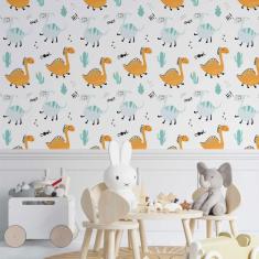 Imagem de Papel De Parede Adesivo Infantil Dino N014158 Rolo 0,58X3M