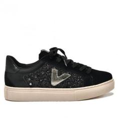 Imagem de Tênis Feminino Casual Via Marte 082-011 Preto/Grafite-Feminino