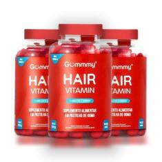 Imagem de Kit 3 Gummy Hair - Vitamina Para Cabelos E Unhas Em Goma