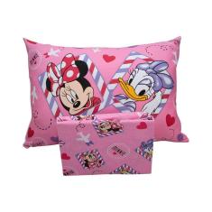 Imagem de Jogo De Lençol 2 Peças Portallar Disney Minnie E Margarida Solteiro