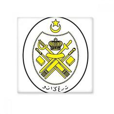 Imagem de Decalque brilhante de ejo de cerâmica com emblema nacional da Ásia da Malásia
