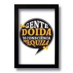 Imagem de Quadro Decorativo Frase Bebidas Tequila 33x43 Cm