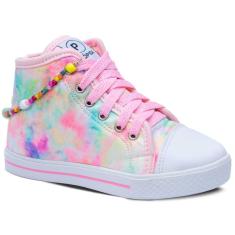 Imagem de Tênis Cano Alto Infantil Nº 28 Ao 34 Com Pulseira 11.74j-Feminino