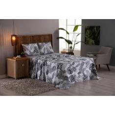 Imagem de Jogo De Cama King 4 Peças Lençol Micro Percal 400 Fios Estampado - Bel