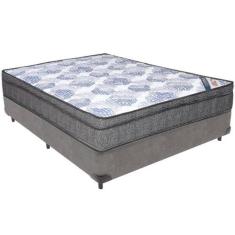 Imagem de Cama Box e Colchão ISO Superpocket Molas Ensacadas Casal Ortobom,  Cin