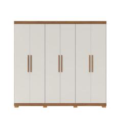Imagem de Guarda-Roupa Casal 6 Portas 3 Gavetas 100% MDF Memphis 246 cm - Canell