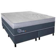 Imagem de Cama Box Casal King Size 193X203x72cm Primeline Gel Gazin Colchões Meg
