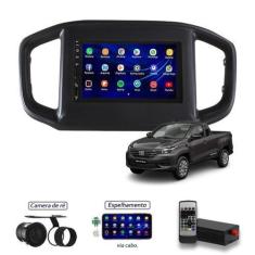 Imagem de Kit Central Multimídia 9'' - Fiat Strada 2020 + Moldura + Câmera - Tay