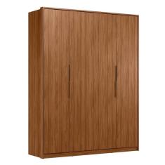 Imagem de Guarda Roupa Casal 4 Portas E 3 Gavetas Attore Nogueira Touch Nogueira Touch