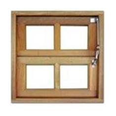 Imagem de Vitrô Basculante Reto Batente 10 Caravaggio, 0,60 m (altura) x 0,80 m 