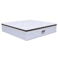 Imagem de Colchão Box Casal King Size 193cm Molas Ensacada Soft Pillow Tower nw Branco - Gazin