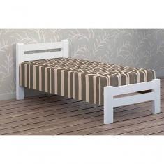 Imagem de Cama Solteirão Itália De Madeira Angelim Branco