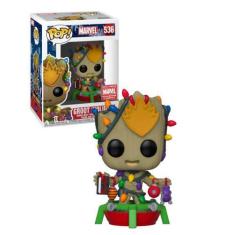Imagem de Funko Pop Marvel 536 Groot Holiday Exclusive
