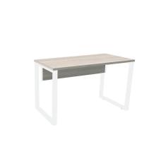 Imagem de Mesa P/ Escritório 150X70 Pandin P25tub - Nogueira/Branco
