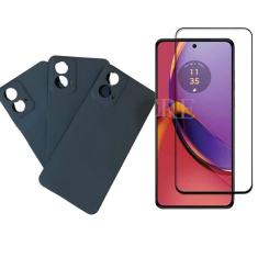 Imagem de Capa Capinha + Pelicuda 3D Para Moto G34 Preto