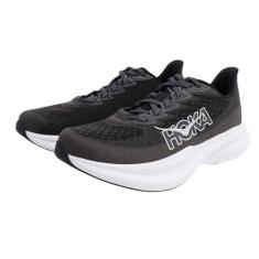Imagem de HOKA ONE ONE Tênis masculino Mach 6, Preto/branco, 39