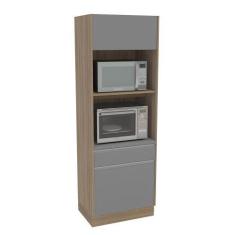 Imagem de Torre de Forno cozinha 72cm 2 portas 1 gaveta Linha Campanele 200041 M