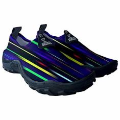 Imagem de Tenis Masculino Feminino Sapatilha Água Praia Pesca Jetski Neon Academia Ciclismo Gênero:Feminino;Cor:Azul;Tamanho:43/44