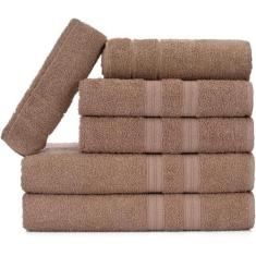 Imagem de Jogo de Toalhas Gigante Itália Soft 2 Banhão + 2 Rosto + 2 Tapete Luxo