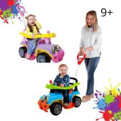 Imagem de Carrinho de Passeio Brinquedo Jip Jip Infantil Jipe Colorido Para Cria