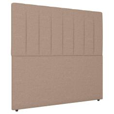 Imagem de Cabeceira Cama Box Casal King Size Ivana 193cm Linho Bege