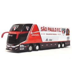 Imagem de Brinquedo Miniatura Ônibus Time São Paulo Campeão Paulista - Marcopolo