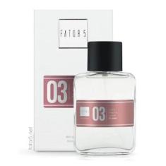 Imagem de Perfume Feminino Fator 5 Nº 03 60ml - Peônia, Lichia, Âmbar