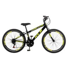 Imagem de Bicicleta Aro 24 Alumínio Kls Sport Gold Freio V-Brake Mtb 21 Marchas,