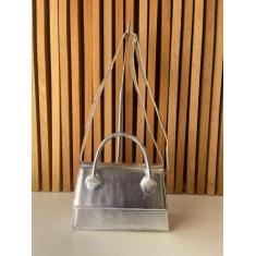 Imagem de Bolsa Feminina Bag Pequeno Alça Transversal e Mão - SLEEP SHOES, Prata