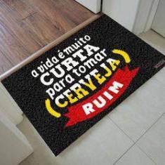 Imagem de Tapete Capacho Personalizado - A vida é muito curta 60x40