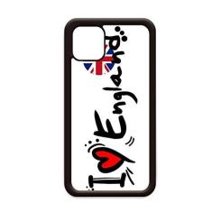 Imagem de Capa I Love England World Flag Heart para iPhone 12 Pro Max para Apple Mini Mobile Case Shell